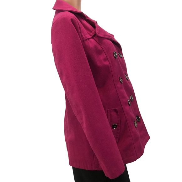 Bongo Jacket Women's Sz M Pink with  Blend Button Front - Picture 4 of 16